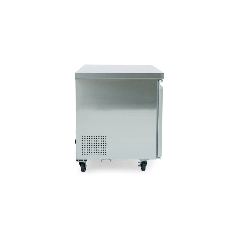 Norpole 2 Door Under Counter Commercial Refrigerator in Stainless Steel (12 cu. ft.)