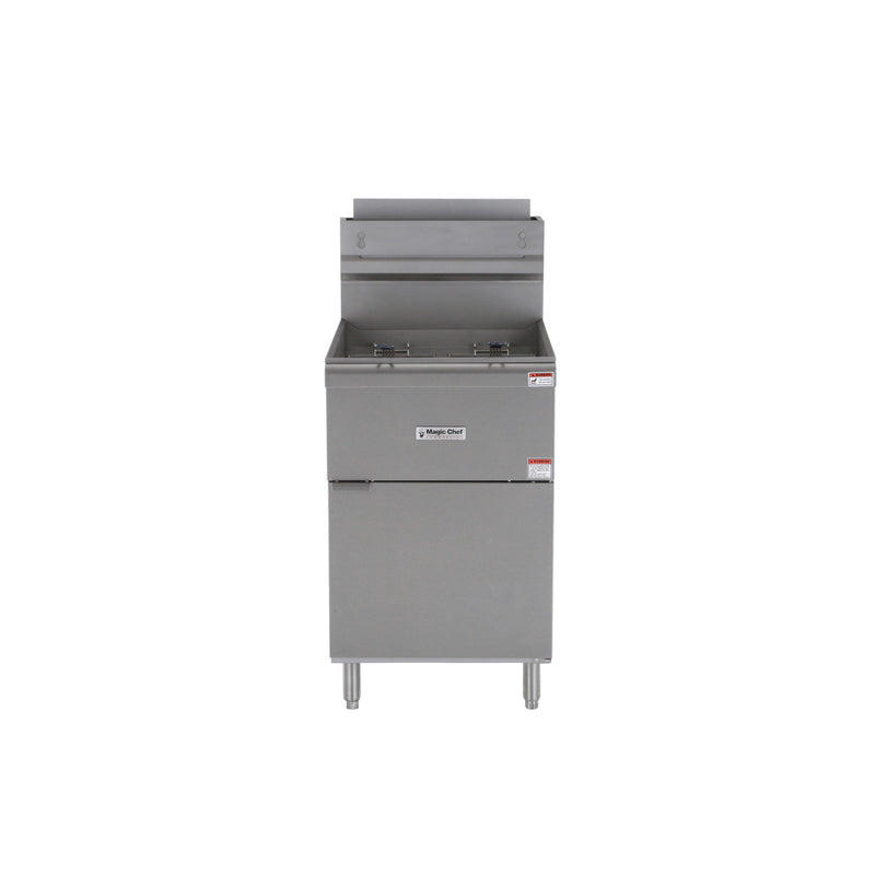 Magic Chef Stainless Steel Commercial Propane Gas Fryer (52 Qt.)