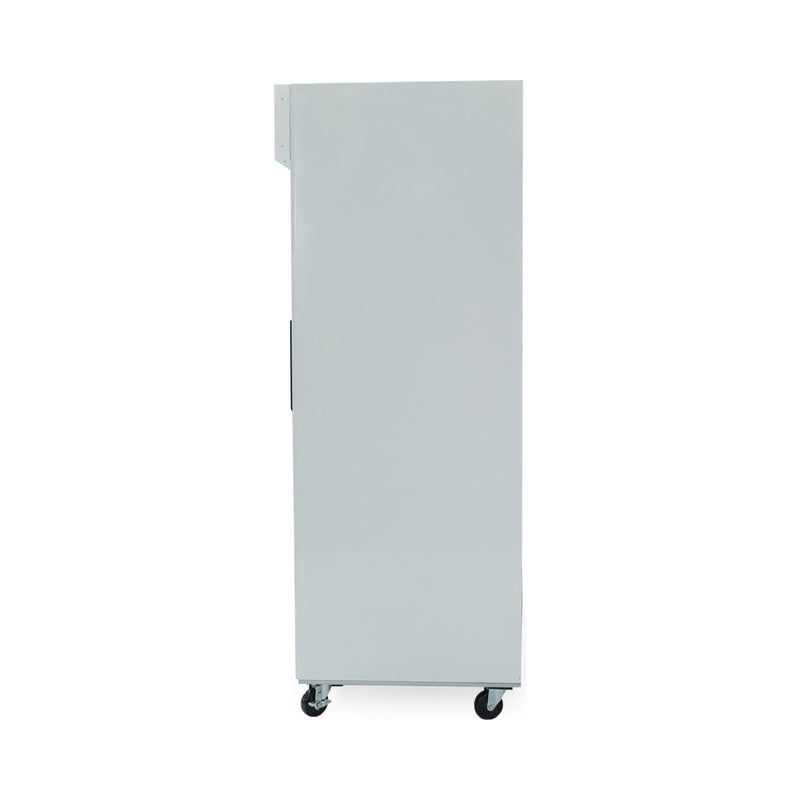 Norpole Glass Door Commercial Refrigerator in White and Black (53 in. W 45 cu. ft.)