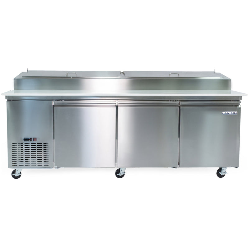 Norpole Pizza Prep Refrigerator in Stainless Steel (24 cu. ft.)