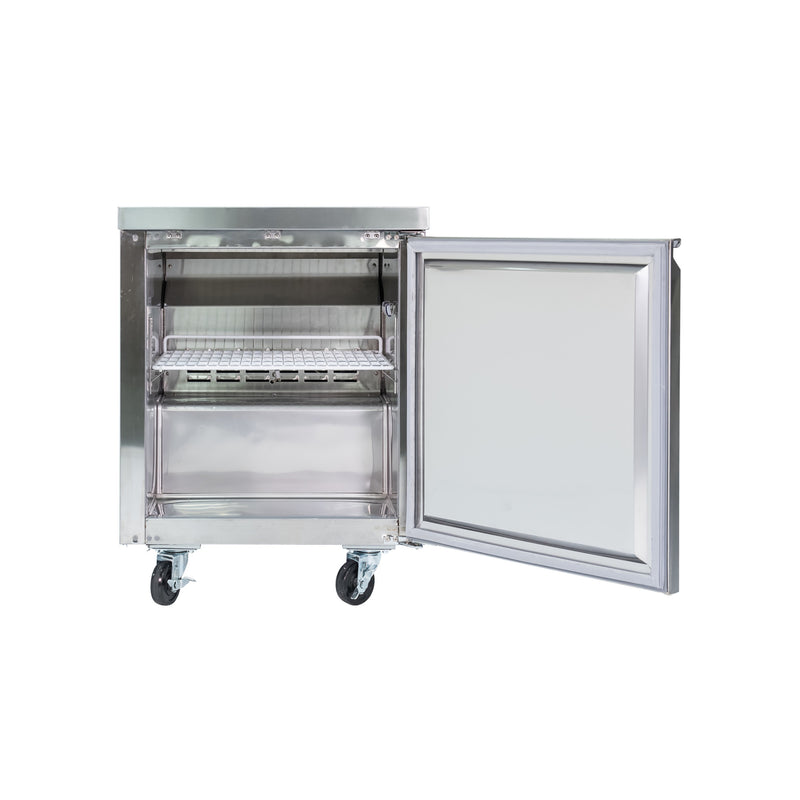 Norpole Under Counter Upright Freezer in Stainless Steel (6 cu. ft.)