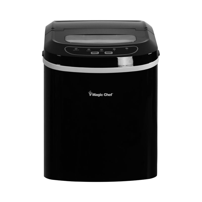 Magic Chef Portable Countertop Ice Maker in Black (27 lb.)