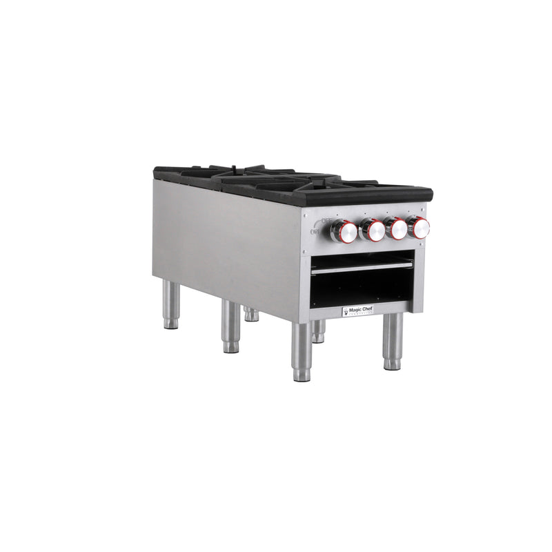 Magic Chef Double Stock Pot Countertop Gas Cooktop