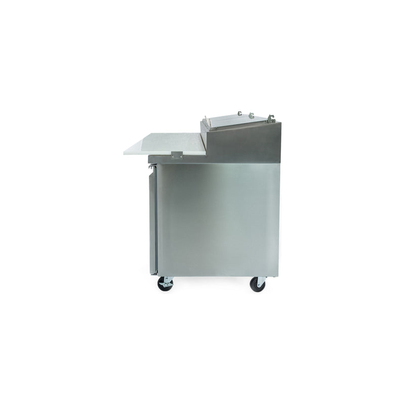 Norpole Pizza Prep Refrigerator in Stainless Steel (24 cu. ft.)