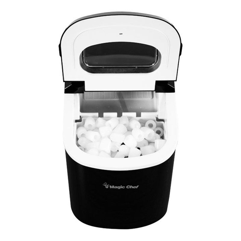 Magic Chef Portable Countertop Ice Maker in Black (27 lb.)