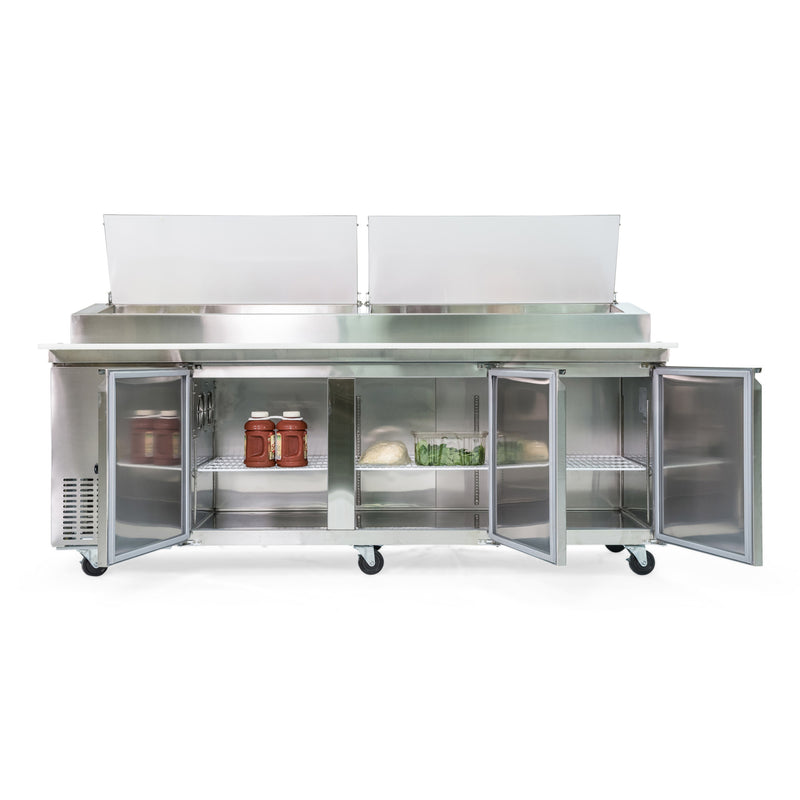 Norpole Pizza Prep Refrigerator in Stainless Steel (24 cu. ft.)
