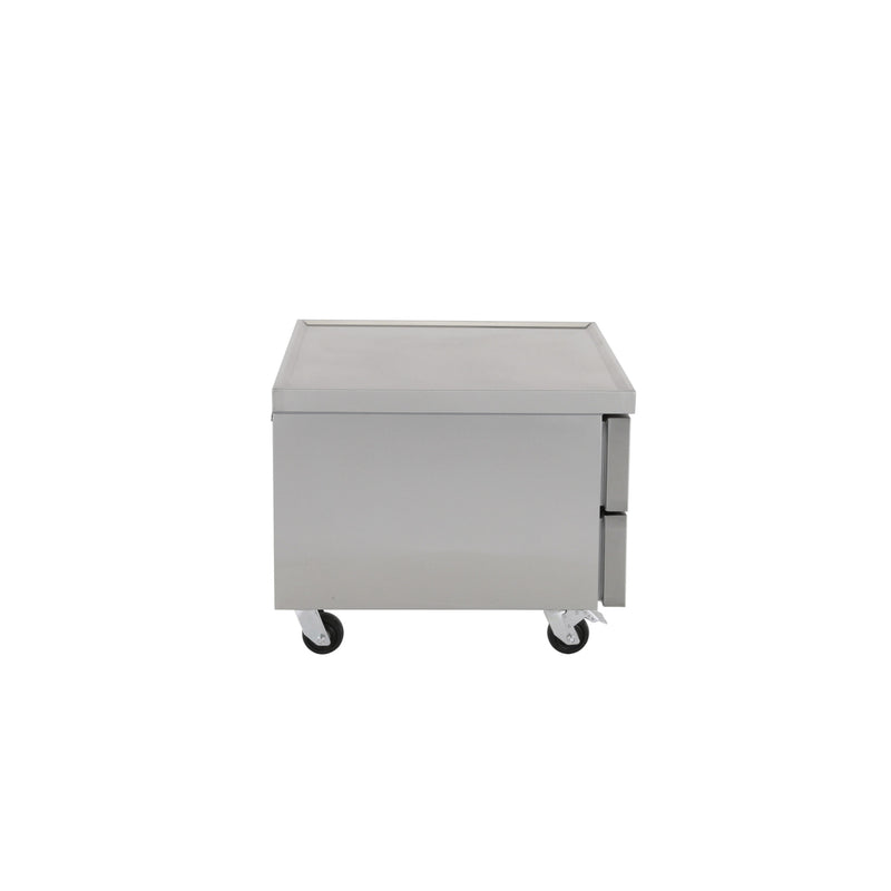Norpole 2-Drawer Chef Base Commercial Refrigerator in Stainless Steel (48 in. W 9.3 cu. ft.)