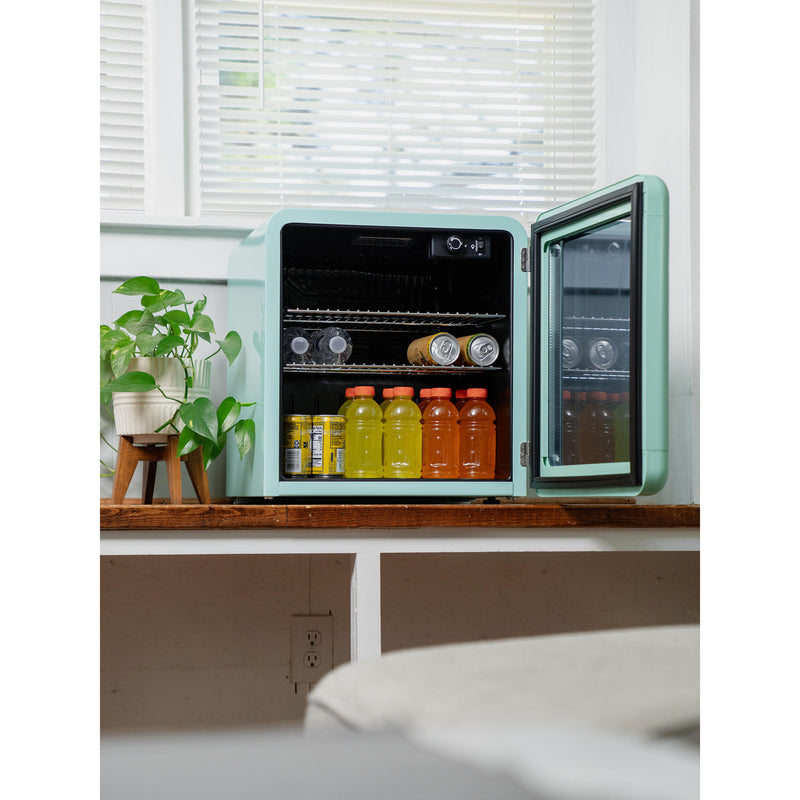 Magic Chef Retro Beverage Cooler in Mint Green (1.7 cu. ft.)