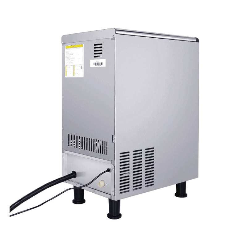 Norpole Freestanding Ice Maker in Stainless Steel (90 lbs.)