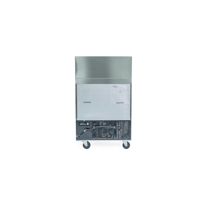 Norpole Single Door Mega Top Prep Table Commercial Refrigerator in Stainless Steel (6 cu. ft.)