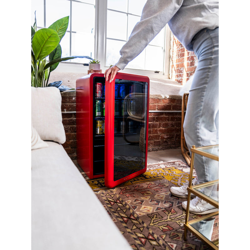 Magic Chef Retro Beverage Cooler in Red (3.4 cu. ft.)