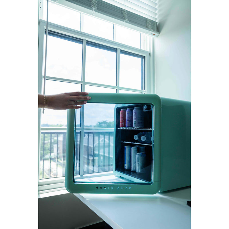 Magic Chef Retro Beverage Cooler in Mint Green (1.7 cu. ft.)