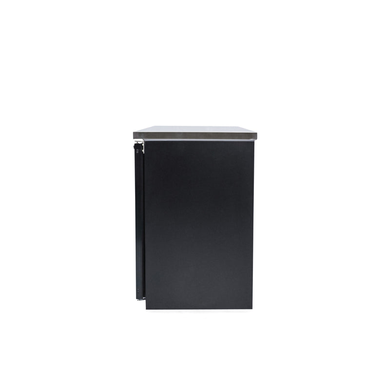Norpole 3-Door Under Bar Refrigerator in. Black (72 in. 20 cu. ft.)