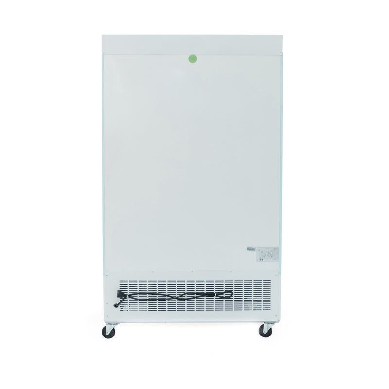 Norpole Glass Door Commercial Refrigerator in White and Black (53 in. W 45 cu. ft.)