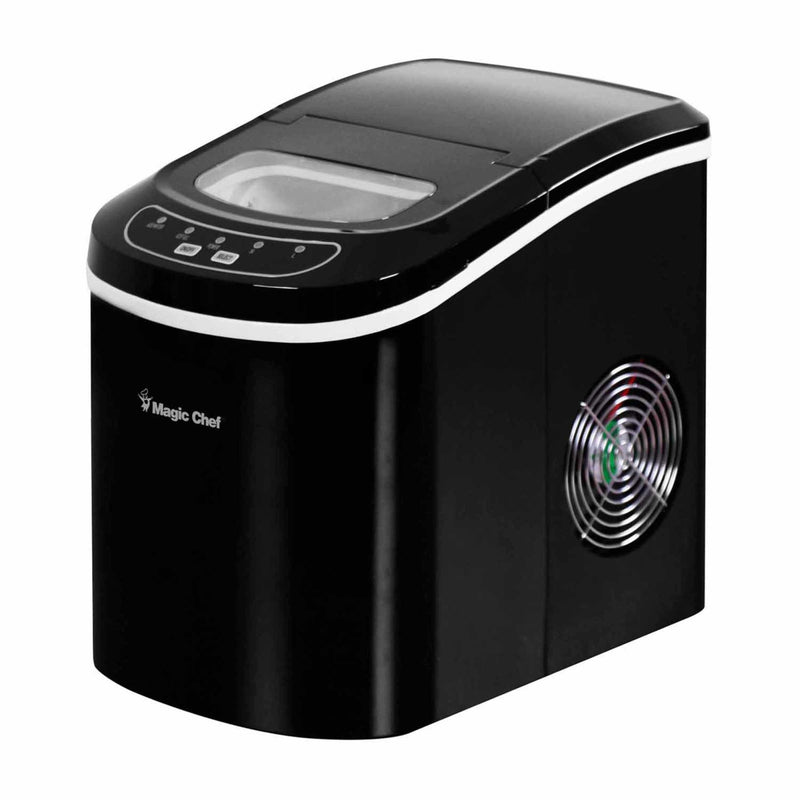 Magic Chef Portable Countertop Ice Maker in Black (27 lb.)