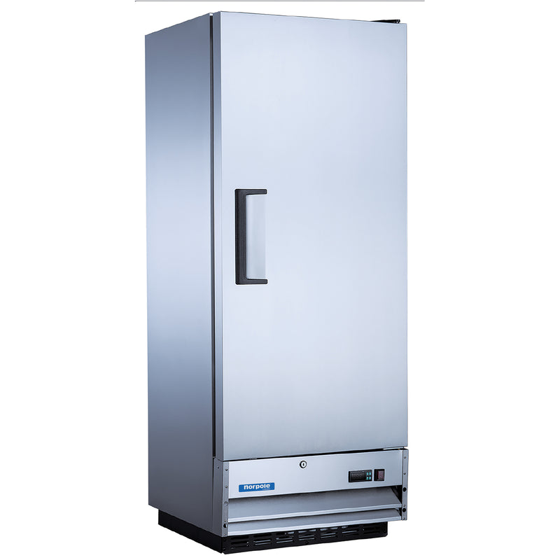 Norpole Frost Free Single Door Upright Freezer in Stainless Steel (12 cu. ft.)