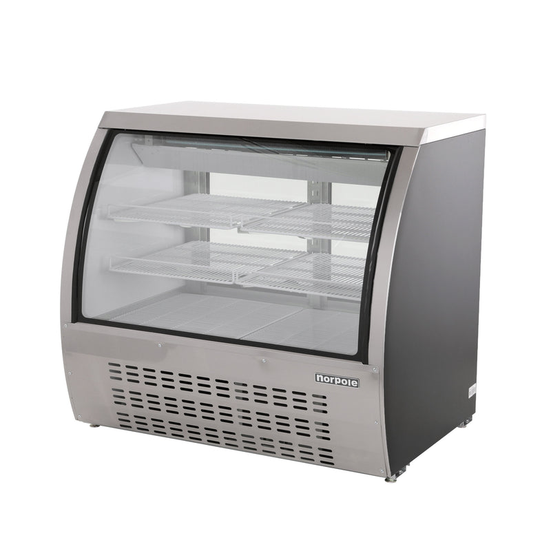 Norpole Specialty Refrigerated Deli Case, in Stainless (48 in. W 18 cu. ft.)