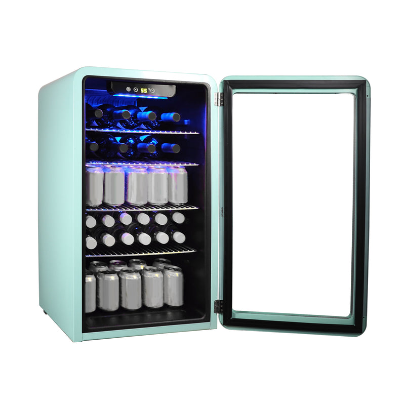 Magic Chef Retro Beverage Cooler in Mint Green (3.4 cu. ft.)