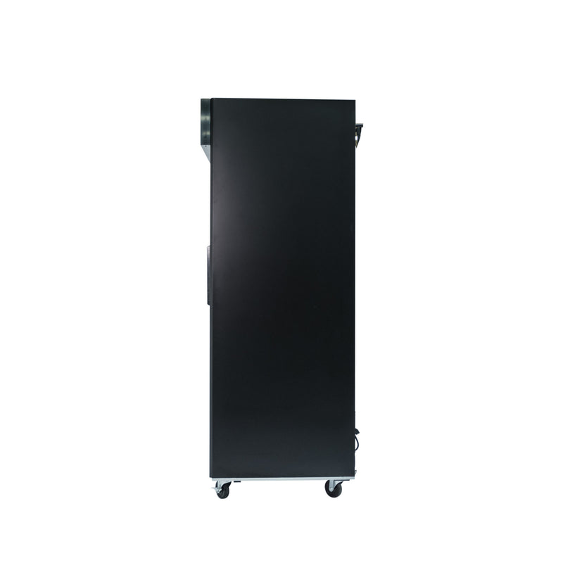 Norpole 2-Sliding Glass Door Refrigerator in Black (45 cu. ft.)