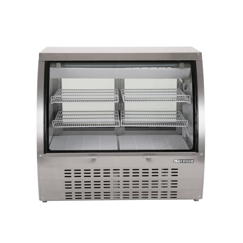 Norpole Specialty Refrigerated Deli Case, in Stainless (48 in. W 18 cu. ft.)