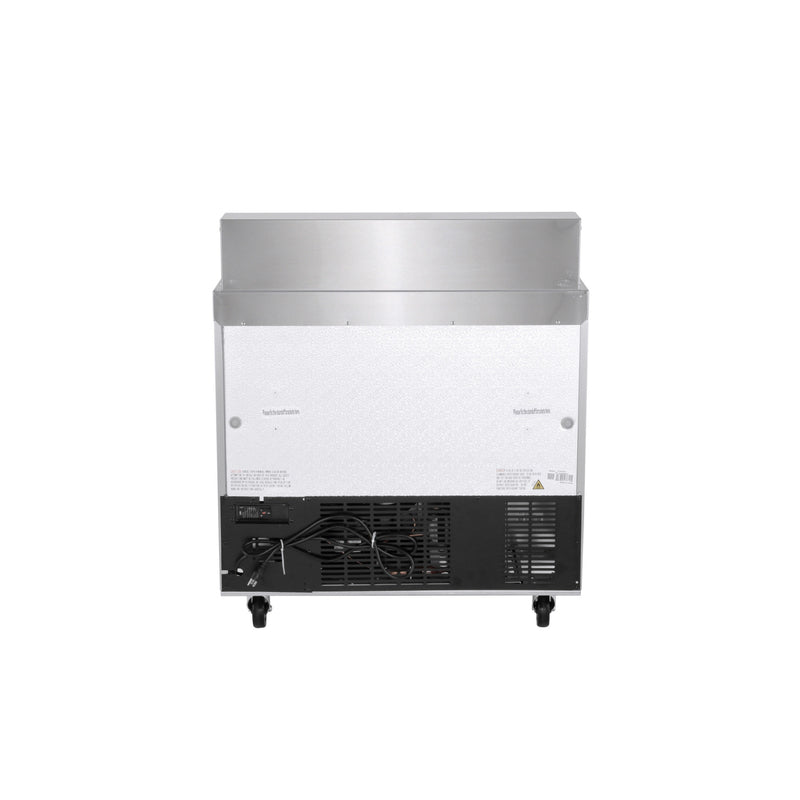 Norpole Sandwich/Salad Prep Table Freezerless Refrigerator in Stainless Steel (7.6 cu. ft.)
