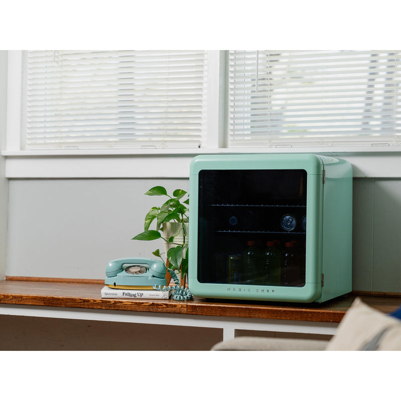 Magic Chef Retro Beverage Cooler in Mint Green (1.7 cu. ft.)