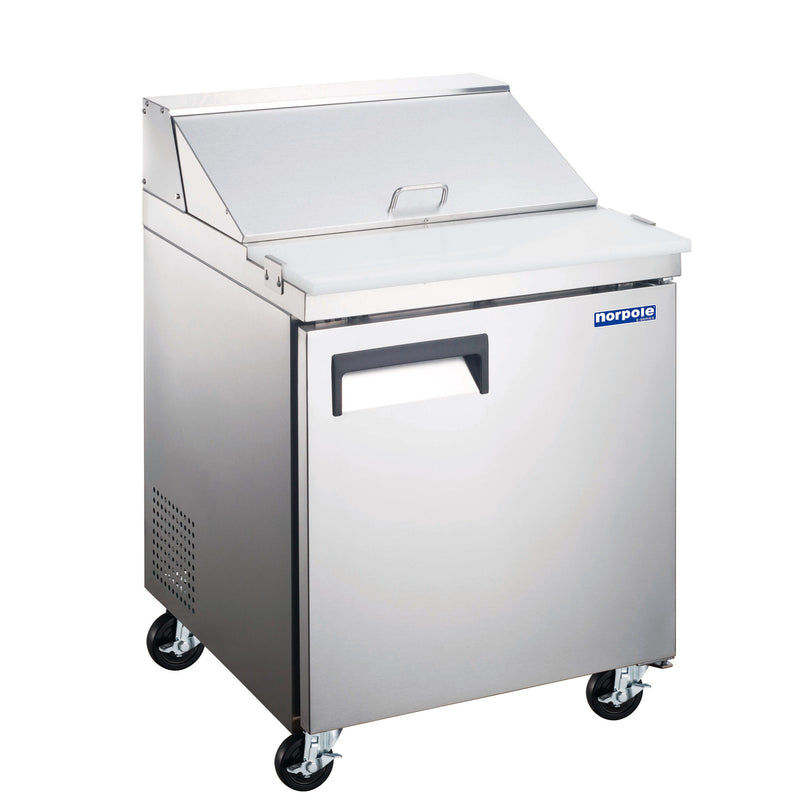 Norpole 1 Door Sandwich/Salad Prep Table