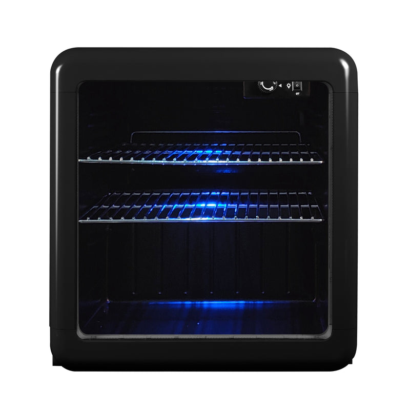 Magic Chef Retro Mini Beverage Cooler in Black (1.7 cu. ft.)