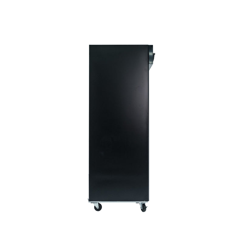 Norpole 2-Sliding Glass Door Refrigerator in Black (45 cu. ft.)