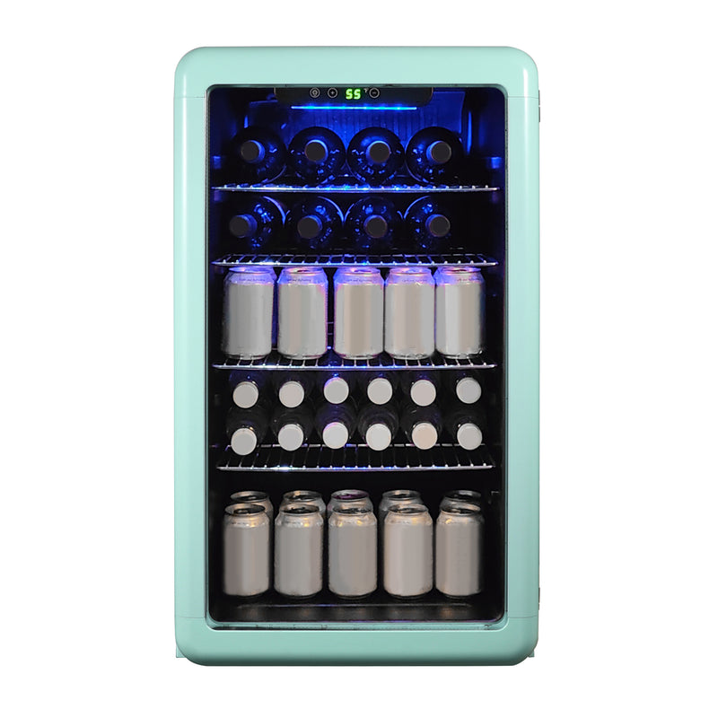 Magic Chef Retro Beverage Cooler in Mint Green (3.4 cu. ft.)