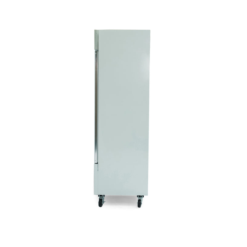 Norpole Glass Door Reach-In Commercial Merchandiser Upright Freezer in White (29 cu. ft.)