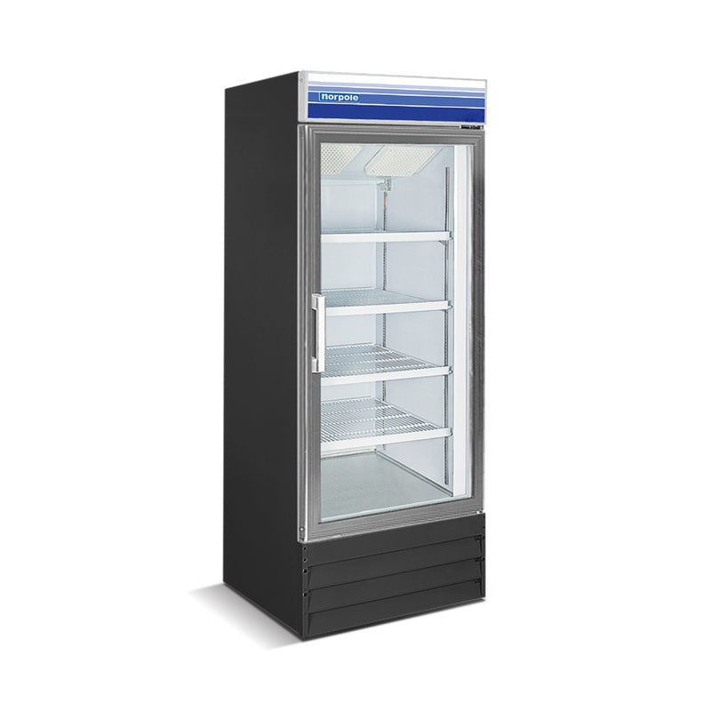 Norpole Merchandiser Upright Freezer in Black (27 in. 13 cu. ft.)