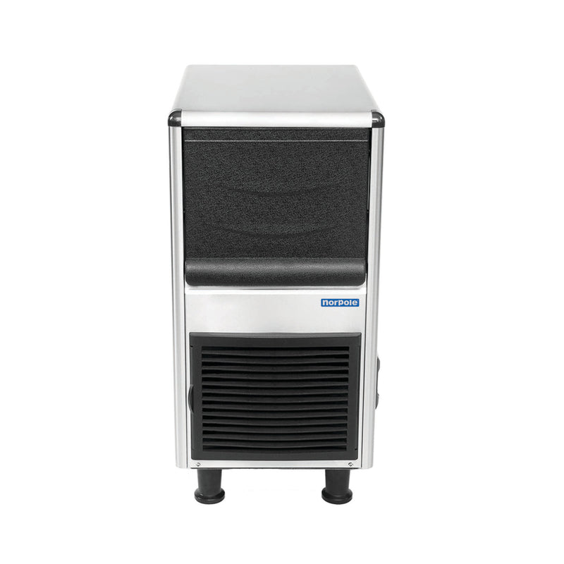 Norpole Freestanding Ice Maker in Stainless Steel (90 lbs.)