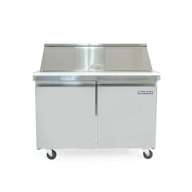 Norpole Mega Top Commercial Refrigerator in Stainless Steel (12 cu. ft.)