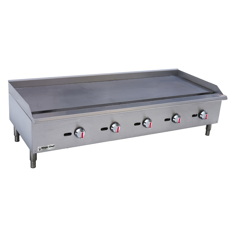 Magic Chef Natural Gas Manual Countertop Griddle in Stainless Steel (60 in.)