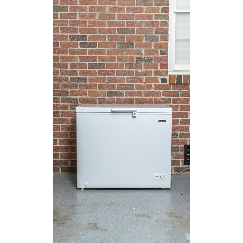 8.7 cu. ft. Manual Defrost Chest Freezer in White