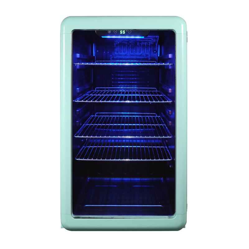 Magic Chef Retro Beverage Cooler in Mint Green (3.4 cu. ft.)