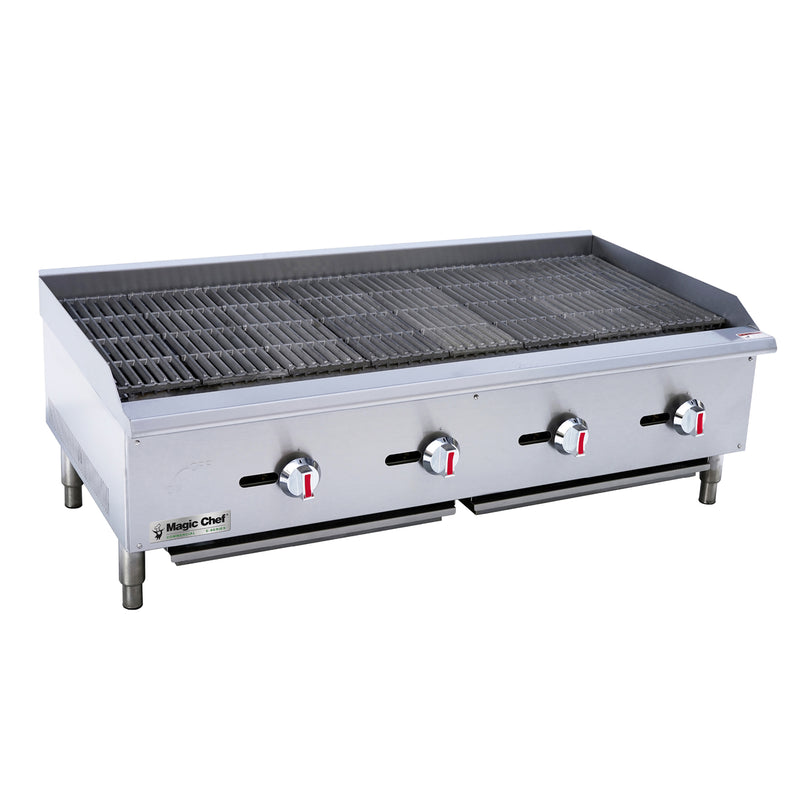 Magic Chef Countertop Radiant Char broiler in Stainless Steel (48 in.)