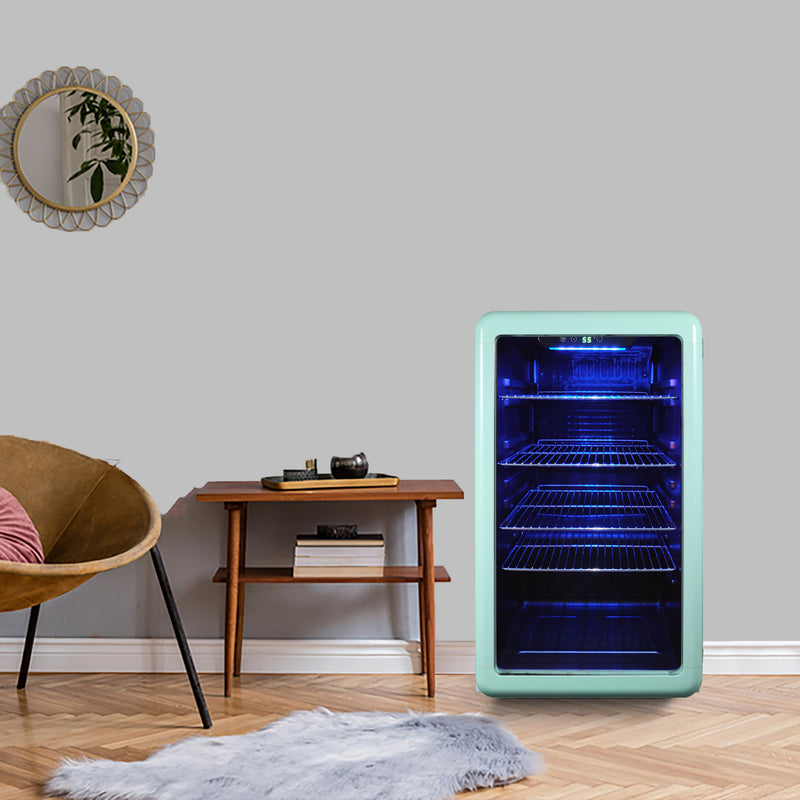 Magic Chef Retro Beverage Cooler in Mint Green (3.4 cu. ft.)