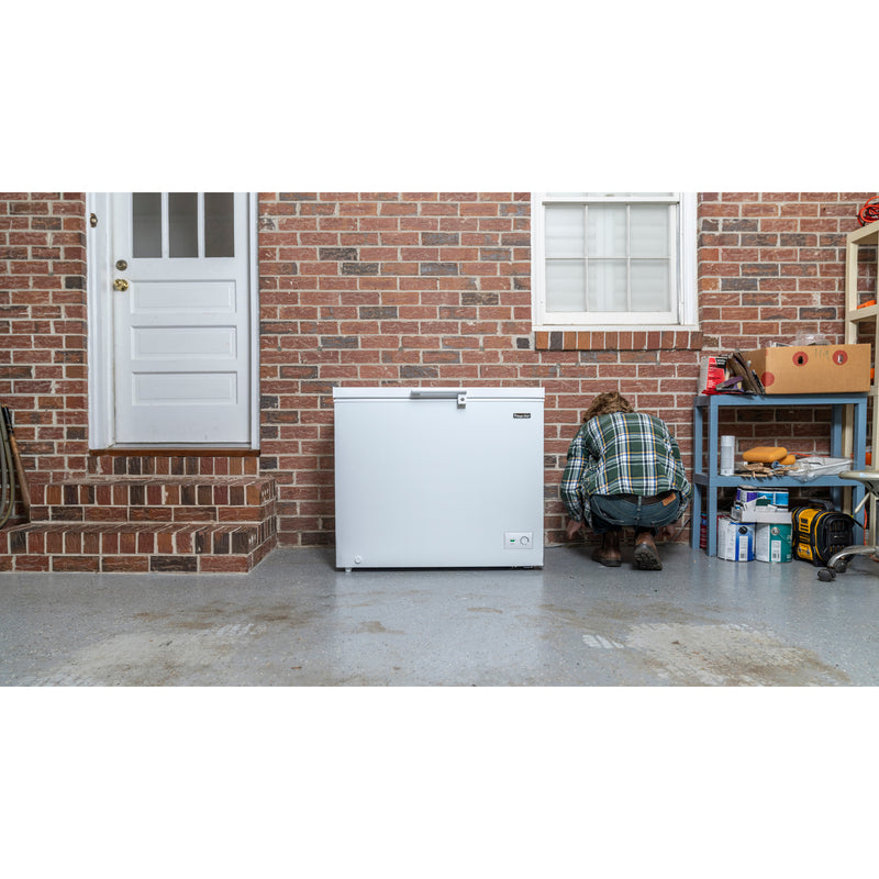 8.7 cu. ft. Manual Defrost Chest Freezer in White