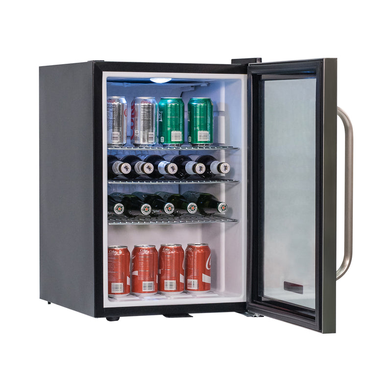 Norpole Countertop Beverage Cooler Merchandiser in Stainless Steel (DISC) (2.5 cu. ft.)