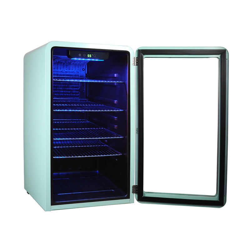 Magic Chef Retro Beverage Cooler in Mint Green (3.4 cu. ft.)