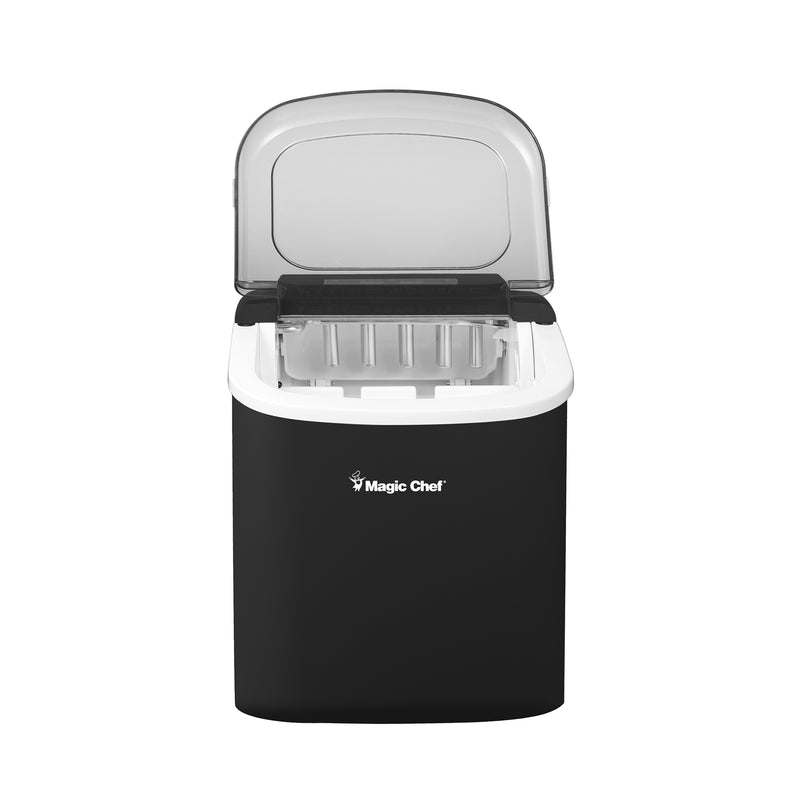 Magic Chef Portable Countertop Ice Maker in Black (27 lb.)