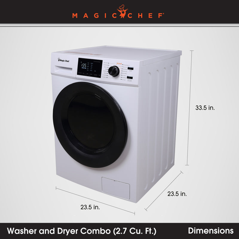 2.7 cu. ft. 120-Volt Gold All in One Ventless Electric Washer Dryer Combo