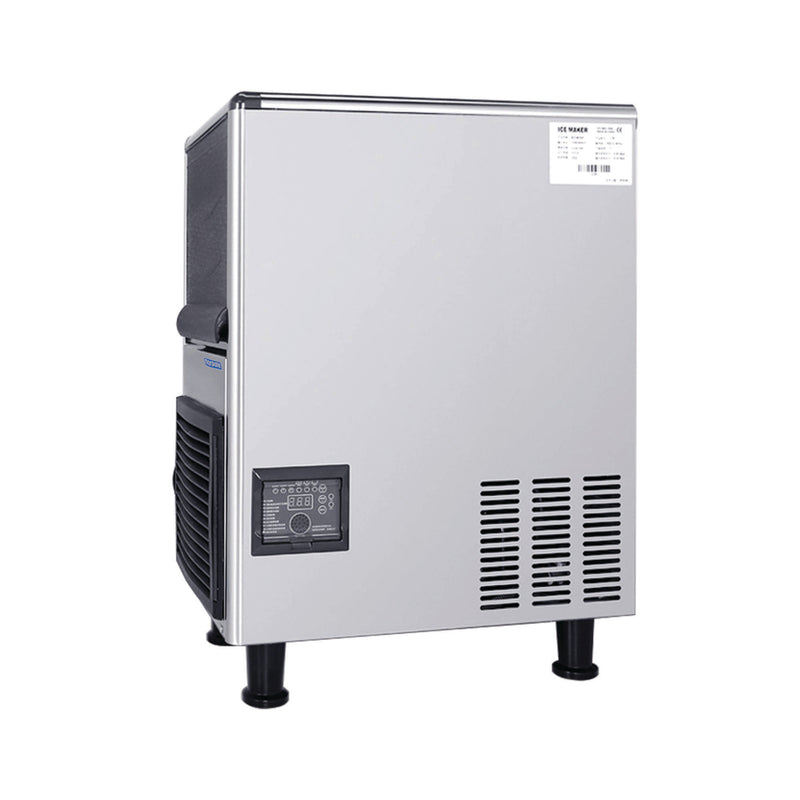 Norpole Freestanding Ice Maker in Stainless Steel (90 lbs.)