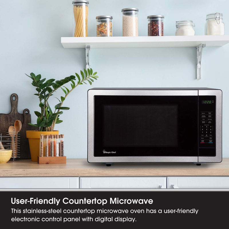 1.1 cu. ft. Countertop Cooking in Stainless Steel with Digital Touch