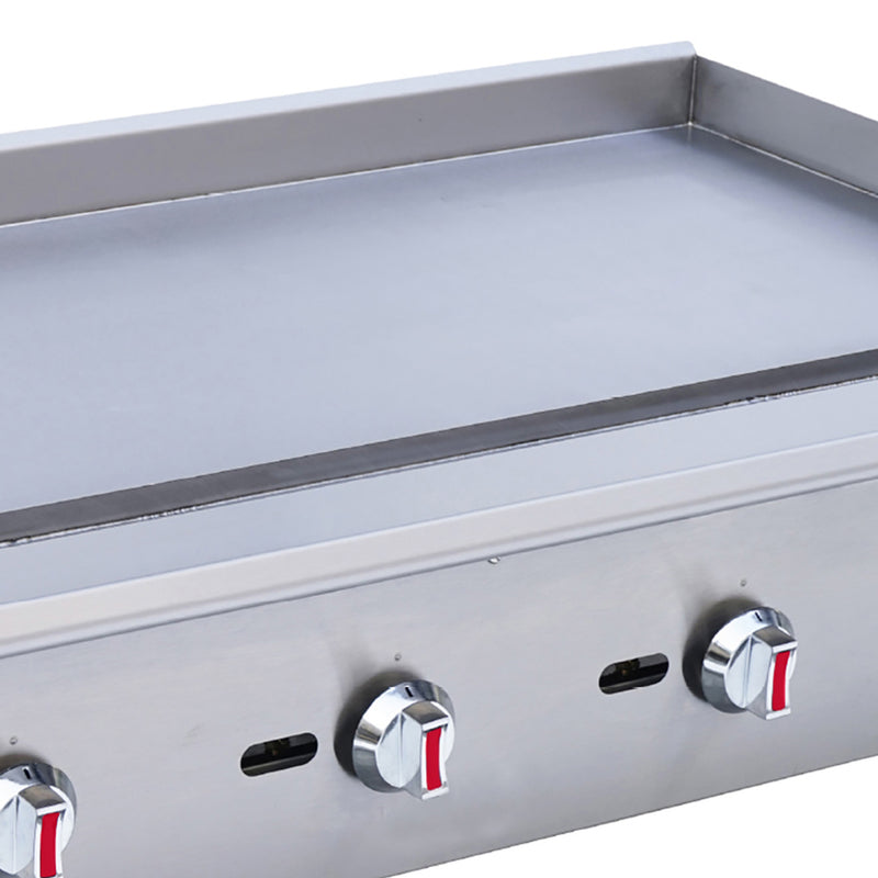 Magic Chef Natural Gas Manual Countertop Griddle in Stainless Steel (48 in.)