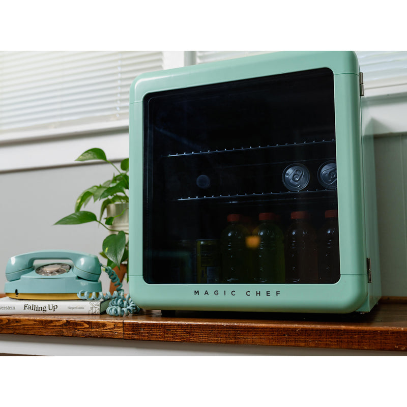 Magic Chef Retro Beverage Cooler in Mint Green (1.7 cu. ft.)
