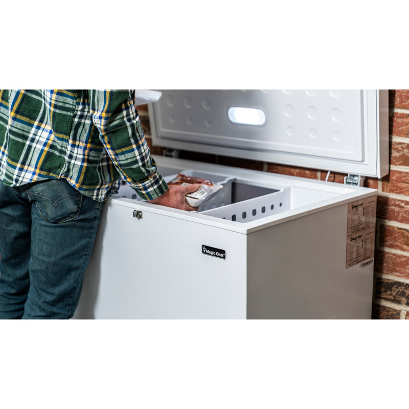 8.7 cu. ft. Manual Defrost Chest Freezer in White