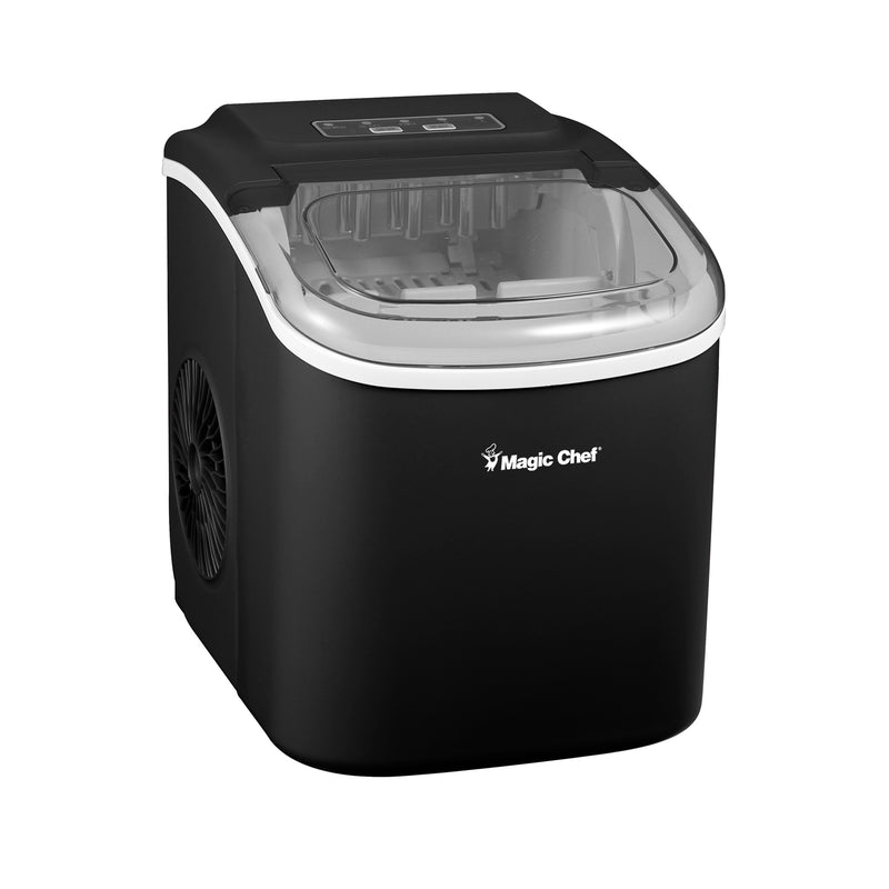 Magic Chef Portable Countertop Ice Maker in Black (27 lb.)
